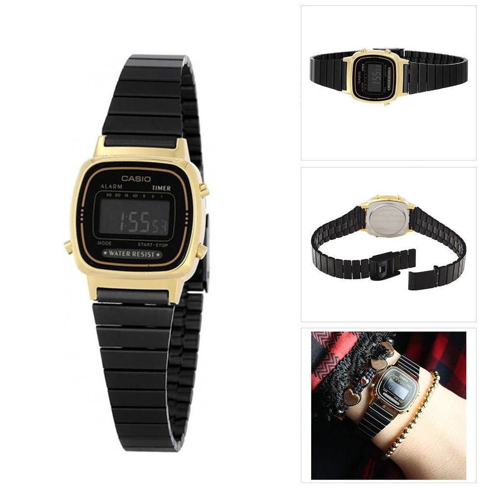 RELOJ CASIO MUJER LA 670WEGB 1B